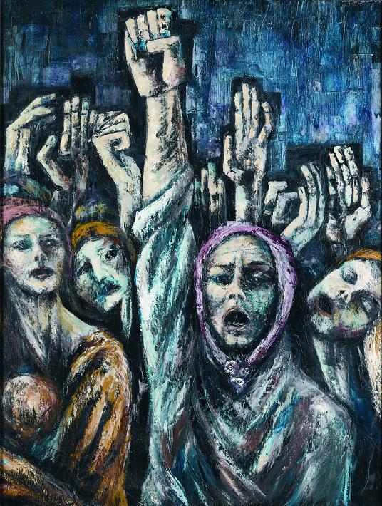 María Pita, pintura de Xullo Fernández Argüelles